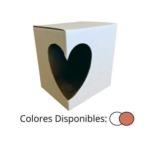 Empaque para taza con Vista de Corazon
